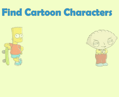 Find Cartoon Characters