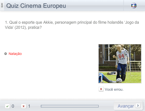 Quiz Cinema Europeu screenshot