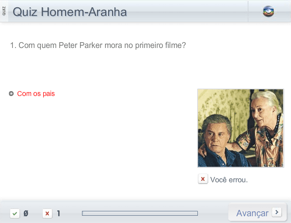 Quiz Homem-Aranha screenshot