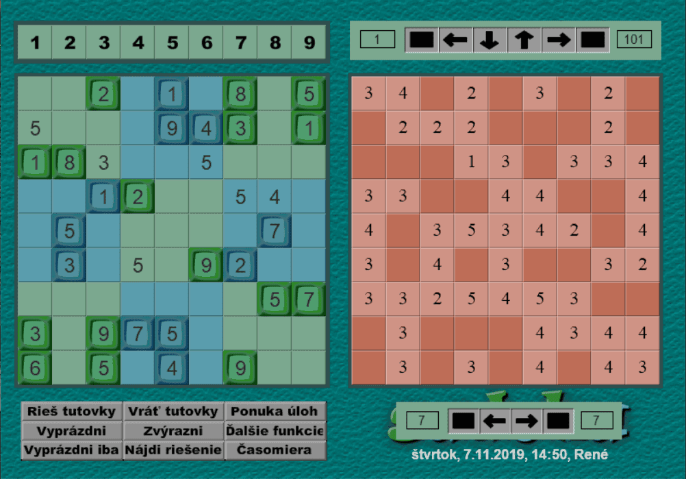Sudoku screenshot