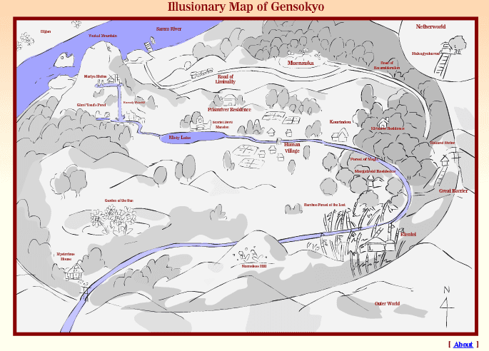 Illusionary Map of Gensokyo screenshot