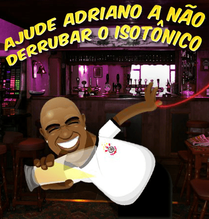 Ajude Adriano a não Derrubar o Isotônico