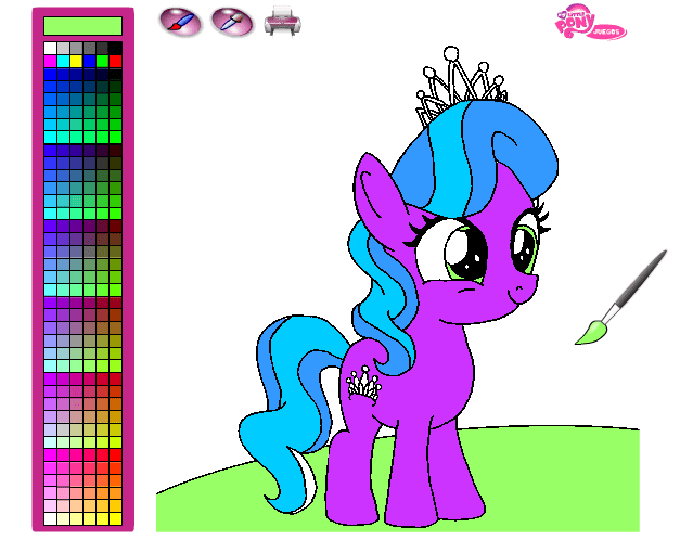 Diamond Tiara Colorear screenshot