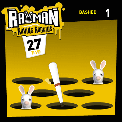 Rayman Raving Rabbids: Bunny Bashing screenshot
