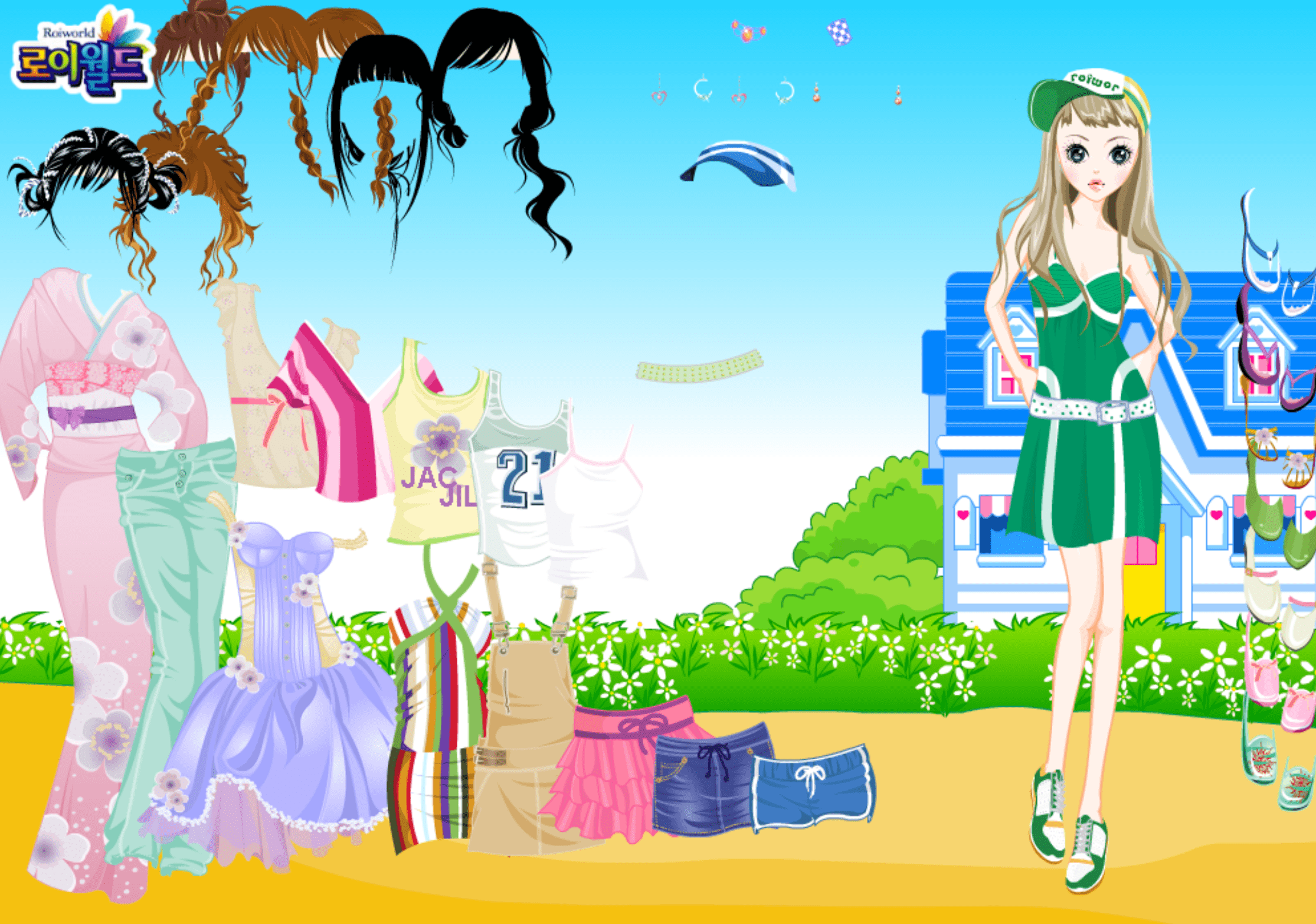 Roiworld Girls Wardrobe Dressup screenshot