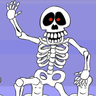 The scary skeleton