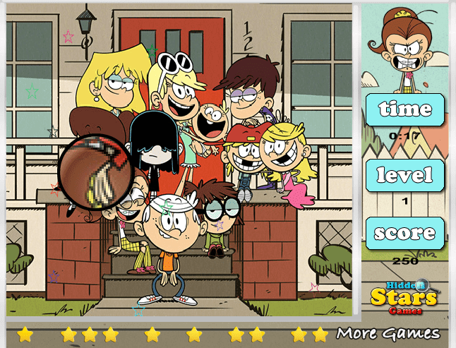 The Loud House Hidden Stars screenshot
