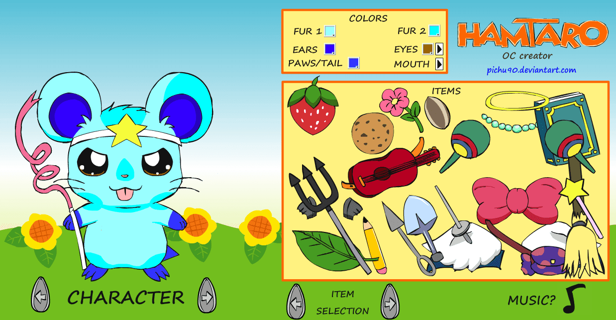 Hamtaro OC Maker screenshot