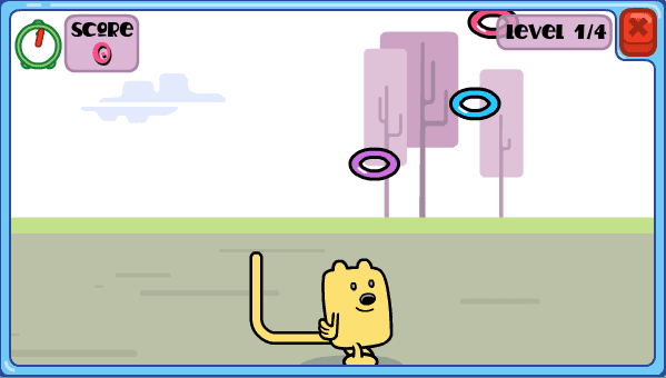 Wow! Wow! Wubbzy! Game Microsite screenshot